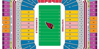 Karte university of Phoenix stadium